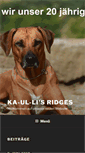 Mobile Screenshot of ka-ul-lis-ridges.com